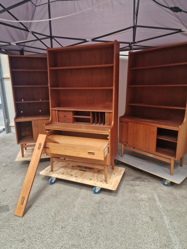 Tre stk Bornholmerreoler, teak