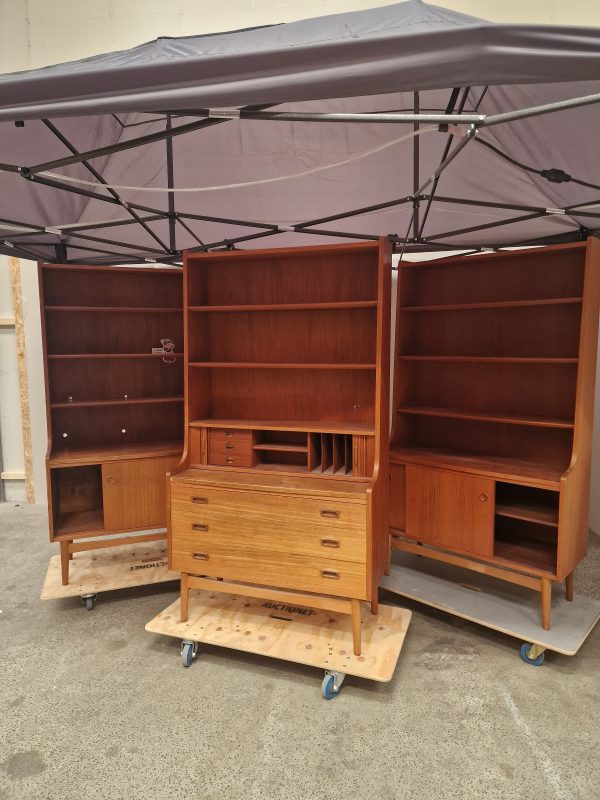 Tre stk Bornholmerreoler, teak