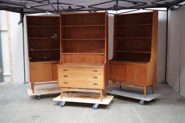 Tre stk Bornholmerreoler, teak