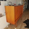 Skænk, teak, skydelåger, skuffer og skjulte skuffer — billede 2