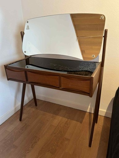 “Arne Vodder” Sminkebord, teak, — billede 6
