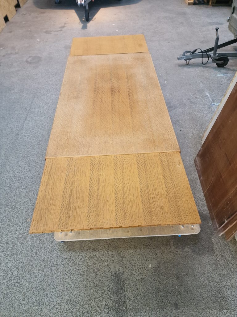 Kjærnulf Spisebord med hollandsk udtræk, finéret egetræ, Kjærnulf — billede 10
