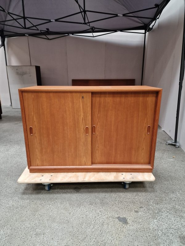 Kontormøbel, teak, skænk og bogreol