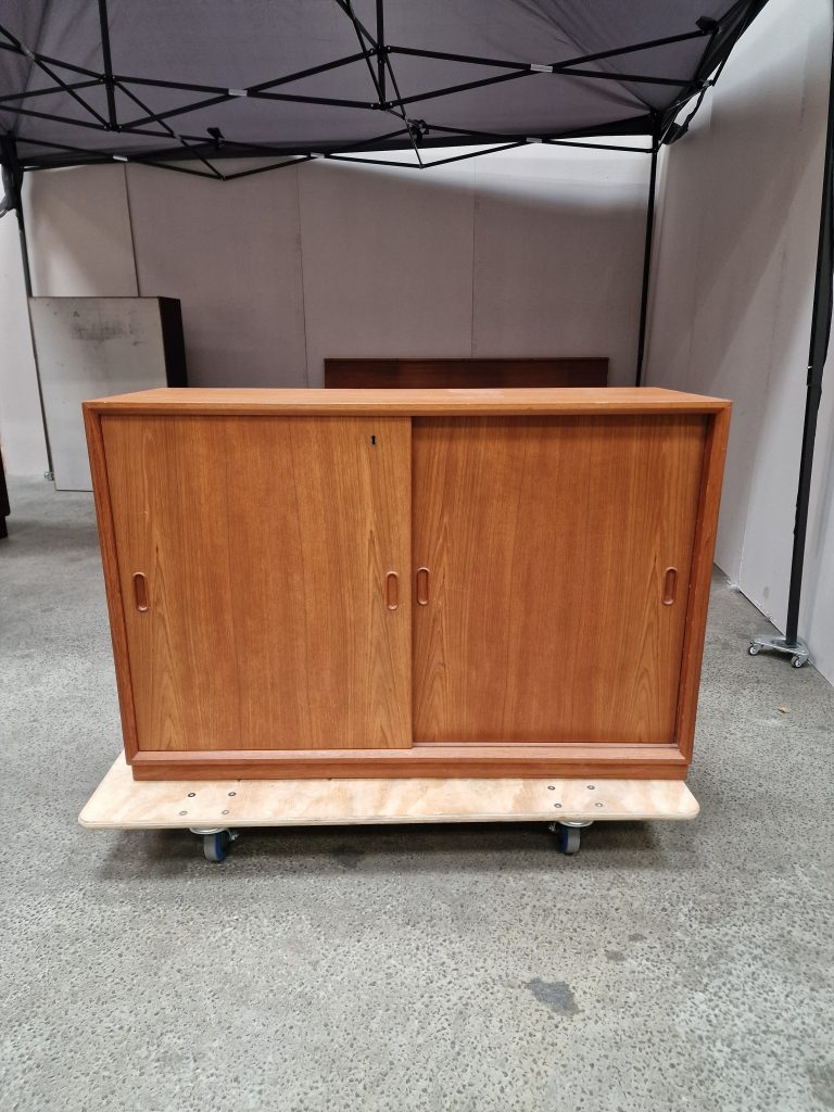 Kontormøbel, teak, skænk og bogreol