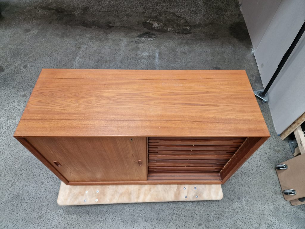 Kontormøbel, teak, skænk og bogreol