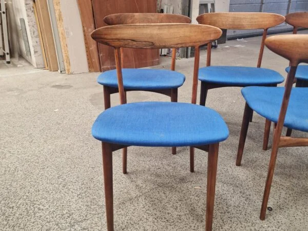 Kurt Østervig Seks spisestole i massiv palisander, Kurt Østervig — billede 3
