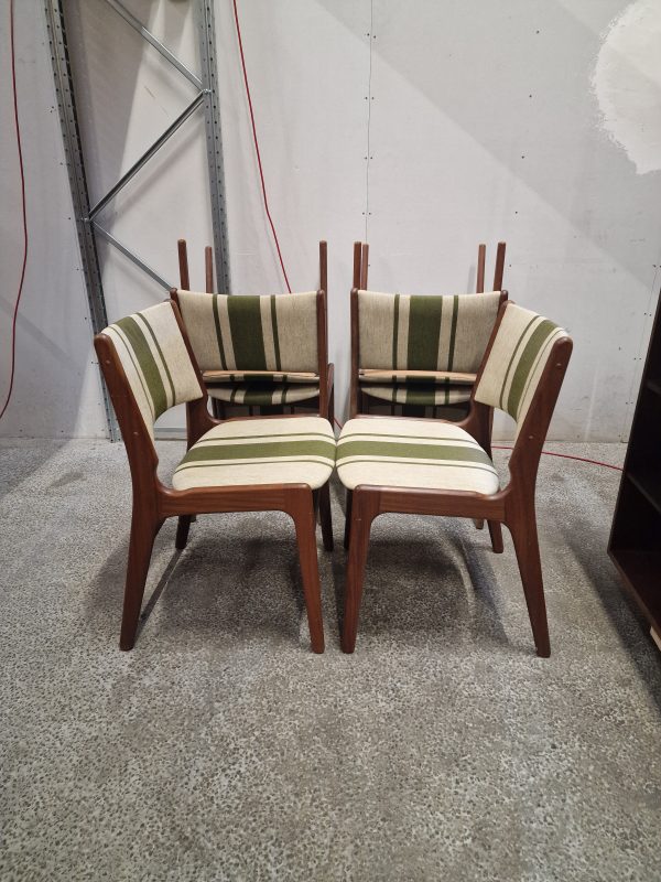 Seks spisestole, Erik Buch Model 89