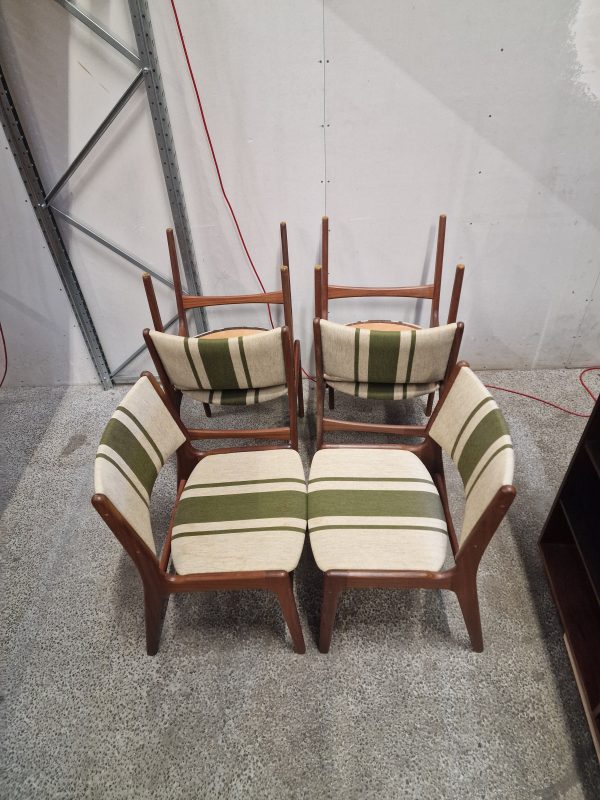 Seks spisestole, Erik Buch Model 89