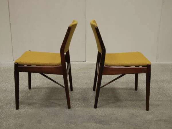 Sibast To spisestole i palisander af Arne Vodder, produceret hos Sibast Furniture — billede 4
