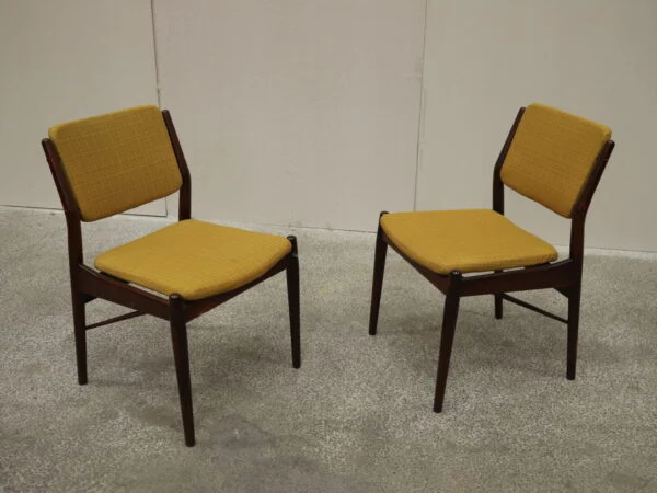 Sibast To spisestole i palisander af Arne Vodder, produceret hos Sibast Furniture — billede 8