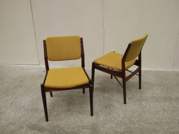 Sibast To spisestole i palisander af Arne Vodder, produceret hos Sibast Furniture — billede 10