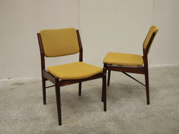 Sibast To spisestole i palisander af Arne Vodder, produceret hos Sibast Furniture — billede 11