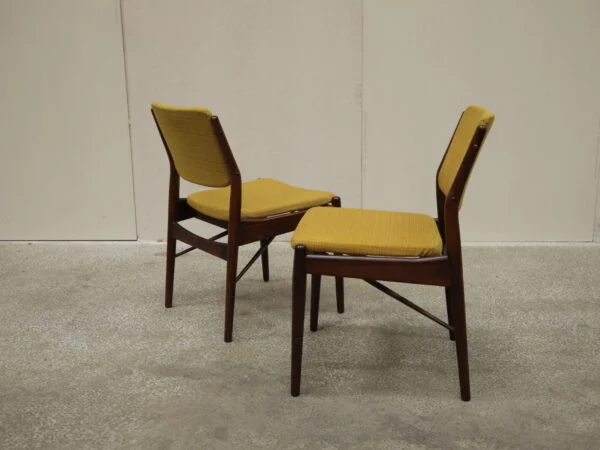 Sibast To spisestole i palisander af Arne Vodder, produceret hos Sibast Furniture — billede 12