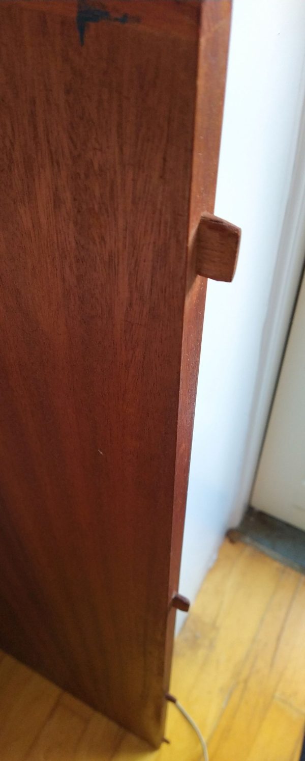 To tillægsplader og bordben, teak