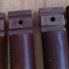 Skovmand & Andersen To tillægsplader og bordben, teak — billede 2