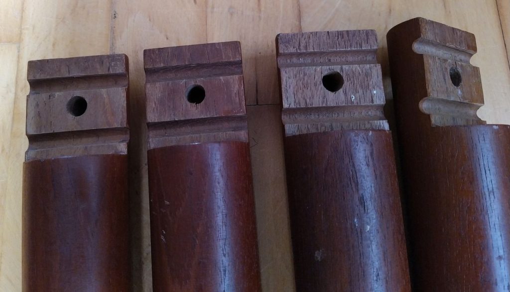 Skovmand & Andersen To tillægsplader og bordben, teak — billede 2