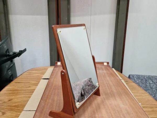 Vipbart spejl, teak — billede 5