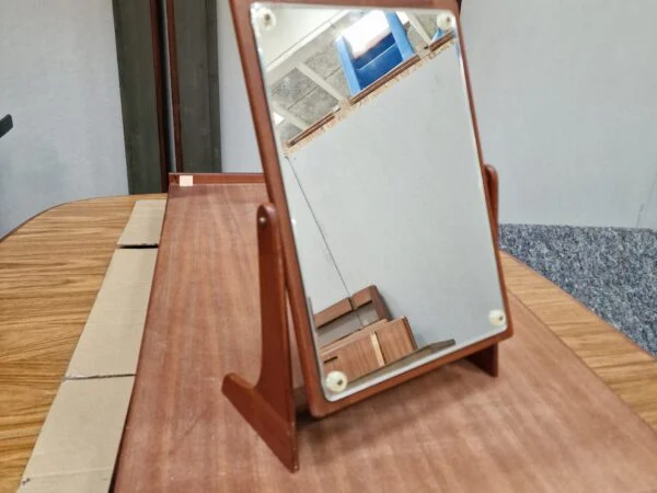 Vipbart spejl, teak — billede 4