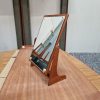 Vipbart spejl, teak — billede 3