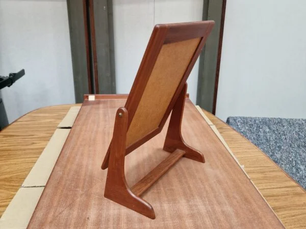 Vipbart spejl, teak — billede 2