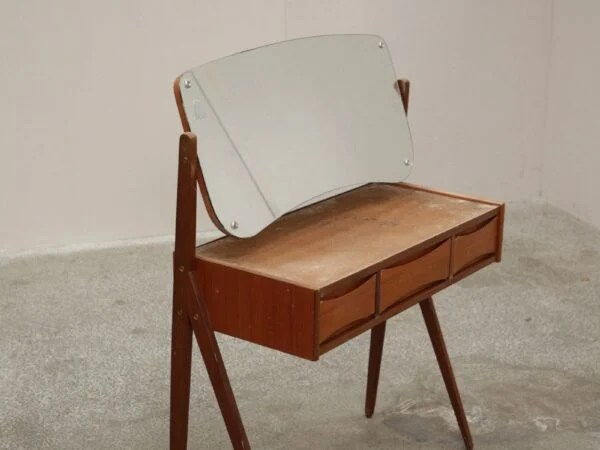 “Arne Vodder” Sminkebord, teak, — billede 4
