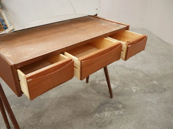 “Arne Vodder” Sminkebord, teak, — billede 5