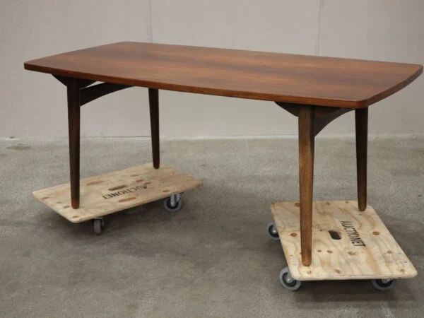 Bruno Hansen/Kjærnulf Spisebord, palisander, Kjærnulf — billede 9
