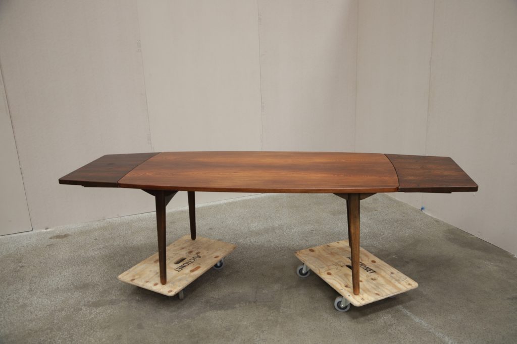 Bruno Hansen/Kjærnulf Spisebord, palisander, Kjærnulf — billede 7
