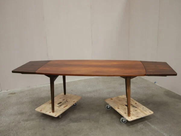 Bruno Hansen/Kjærnulf Spisebord, palisander, Kjærnulf — billede 7