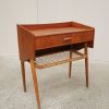 Natbord/entrékommode, teak, flethylde