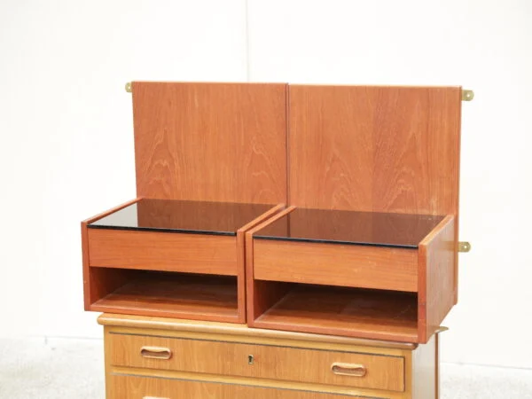 Wegner/Getama Sæt natborde i teak, Wegner/Getama — billede 5