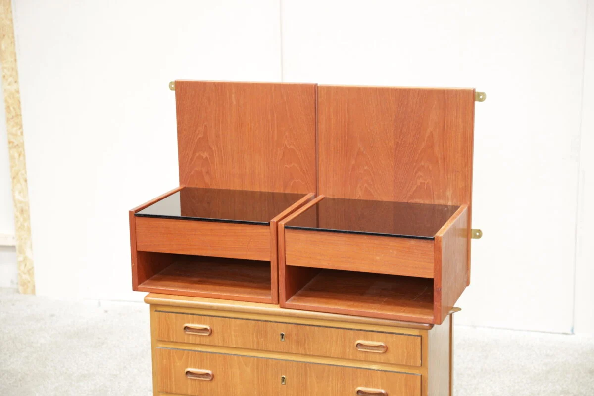 Wegner/Getama Sæt natborde i teak, Wegner/Getama
