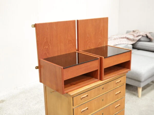Wegner/Getama Sæt natborde i teak, Wegner/Getama — billede 3