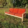Komfort Trepersoners sofa, massiv egetræ, “Komfort” — billede 4