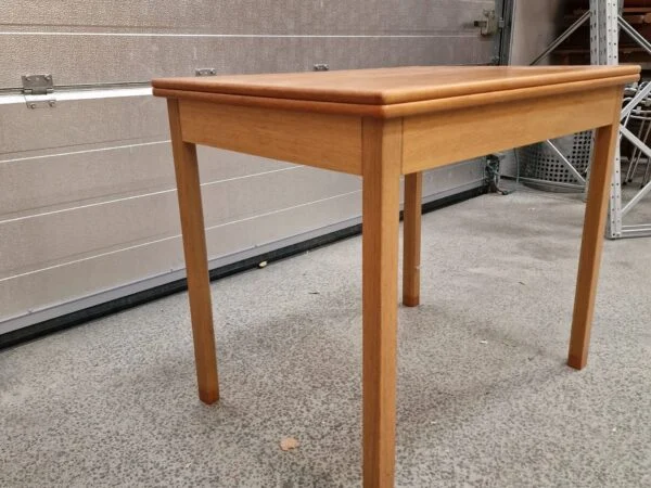SKM Spillebord med drejbar plade, teak og egetræ, SKM — billede 5