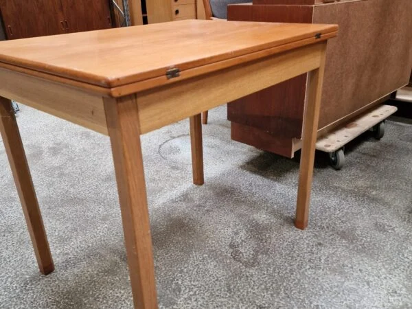 SKM Spillebord med drejbar plade, teak og egetræ, SKM — billede 14