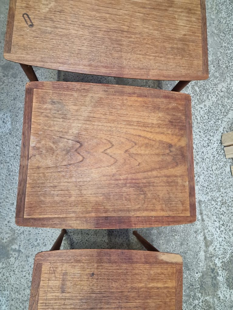 Møbelintarsia Indskudsborde, trommestikker — billede 5