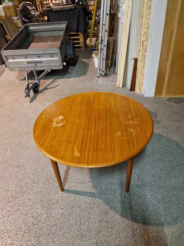 Rundt spisebord, teak, Skovmand Andersen