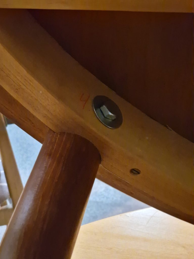 Skovmand Andersen Rundt spisebord, teak, Skovmand Andersen — billede 6