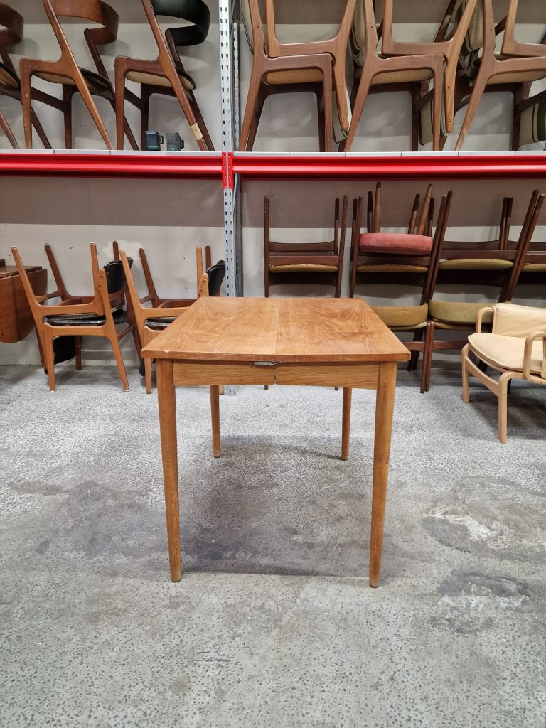 Spisebord med klapper, teak — billede 2