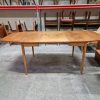Spisebord med klapper, teak — billede 6