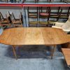 Spisebord med klapper, teak — billede 8