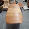 Spisebord med klapper, teak — billede 9