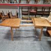 Spisebord med klapper, teak — billede 12
