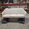 Trepersoners sofa, ben af teak
