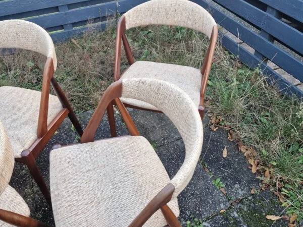 Kai Kristiansen model 31 6 stk spisestole i massiv teak, Kai Kristiansen, model 31 — billede 7
