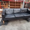 Sort trepersoners sofa
