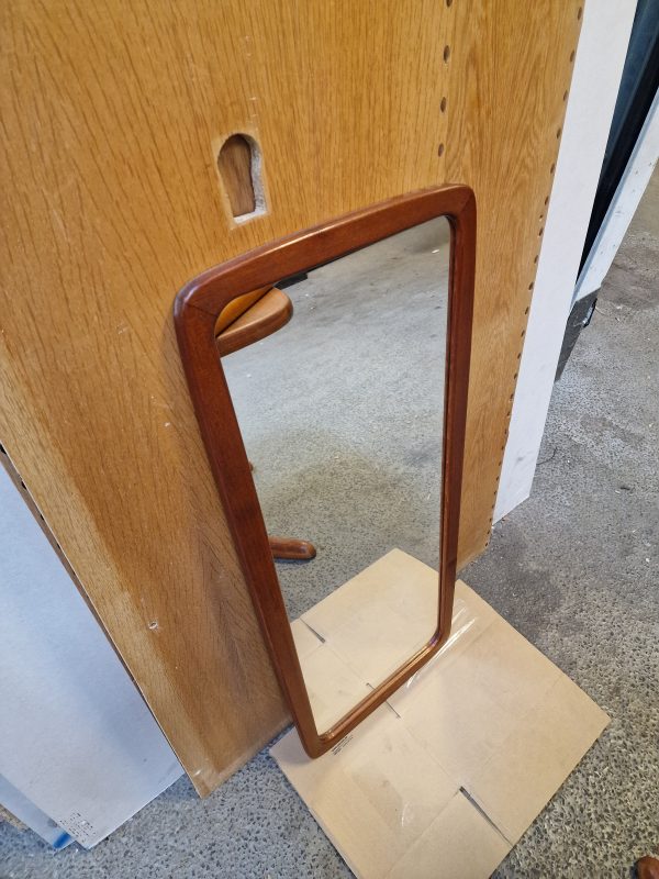 Spejl, teak