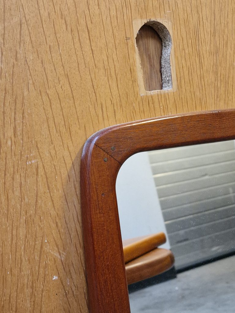 Spejl, teak — billede 6