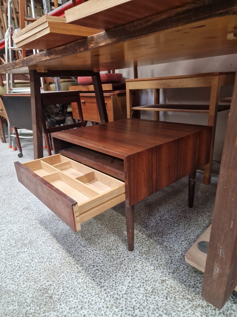 Stort og bredt endebord/sofabord, palisander — billede 4